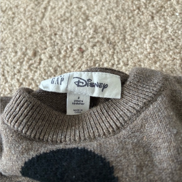 Gap x Disney Mickey Mouse Sweater  Sz 2T - Picture 2 of 2